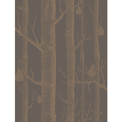 Cole & Son 95/5028.CS.0 Woods & Pears Wallcovering in Bronze/black/Brown/Black