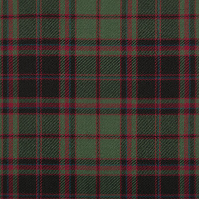 Lee Jofa 960159.319.0 Hunting Cumming Upholstery Fabric in Documen/Green/Burgundy/red