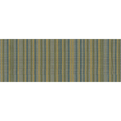 Kravet Contract 9705.530.0 Oahu Stripe Drapery Fabric in Green , Blue , Grotto