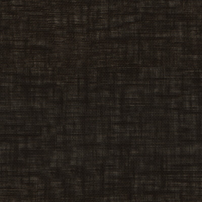 Kravet Smart 9725.8.0 Windswept Linen Drapery Fabric in Black , Black , Onyx