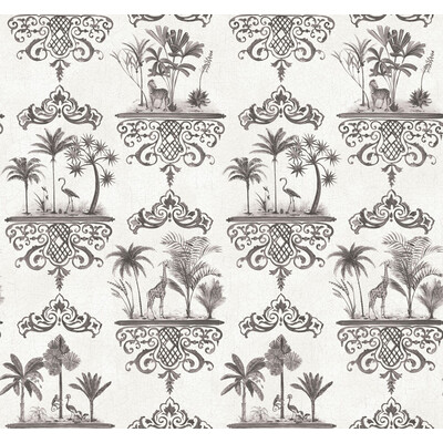 Cole & Son 99/9039.CS.0 Rousseau Wallcovering in Charcoal/Ivory