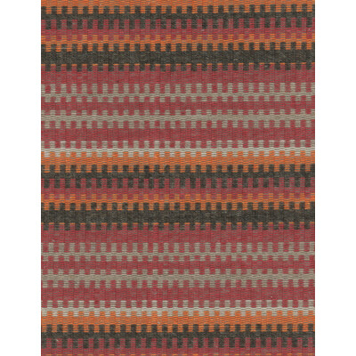 Kravet Couture AM100007.911.0 Cuchillas Upholstery Fabric in Red , Orange , Multi