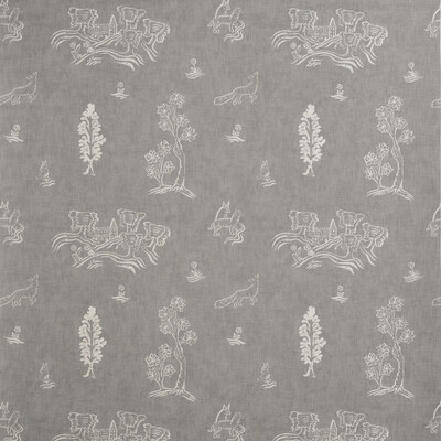 Kravet Couture AM100318.21.0 Friendly Folk Multipurpose Fabric in Grey , Ivory , Before Dawn