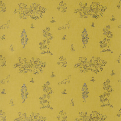 Kravet Couture AM100318.4.0 Friendly Folk Multipurpose Fabric in Beige , Yellow , Provencal Yellow