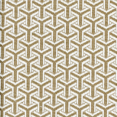 Kravet Couture AM100343.6.0 Monte Upholstery Fabric in Bronze/White/Brown