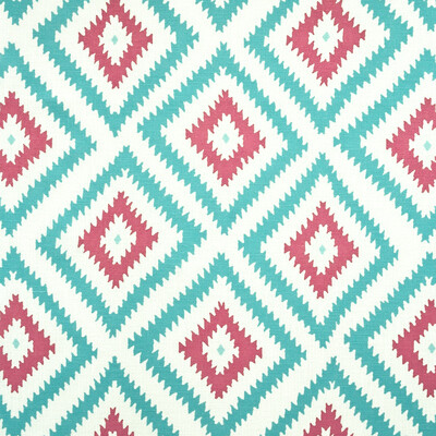Kravet Couture Am100348.1317.0 Glacier Outdoor Multipurpose Fabric in Lagoon/Turquoise/Pink