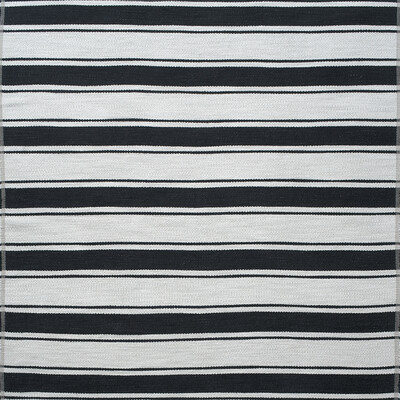 Kravet AM100354.81.0 Mountain Stripe Upholstery Fabric in Condor/Black/White