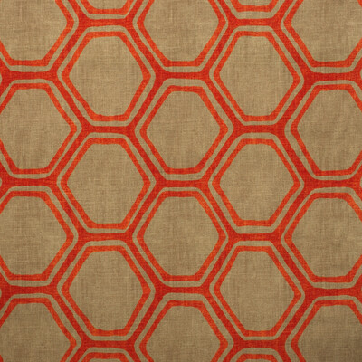 Kravet Couture AM100408.612.0 Pergola Multipurpose Fabric in Nutmeg/Brown/Orange