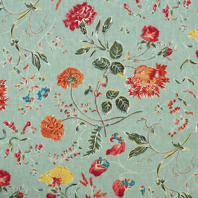 Kravet Couture AM100412.512.0 Wild Wood Multipurpose Fabric in Duck Egg/Turquoise/Pink/Blue