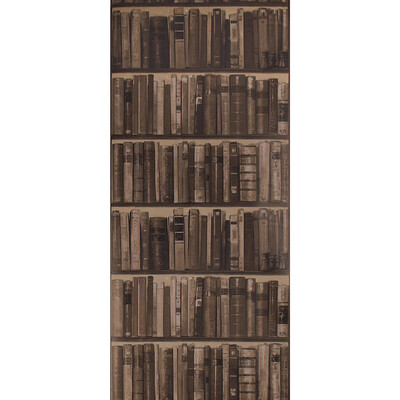 Kravet Couture AMW10042.106.0 Library Wallcovering Fabric in Taupe , Espresso , Cocoa