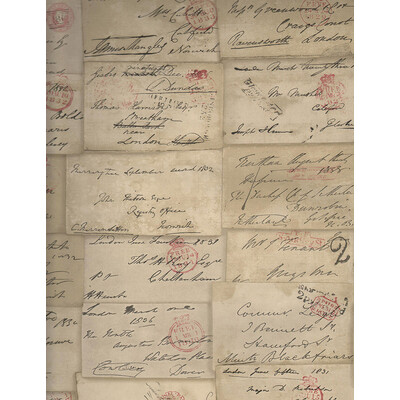 Kravet Couture AMW10043.16.0 Love Letter Wallcovering Fabric in  ,  , Parchment
