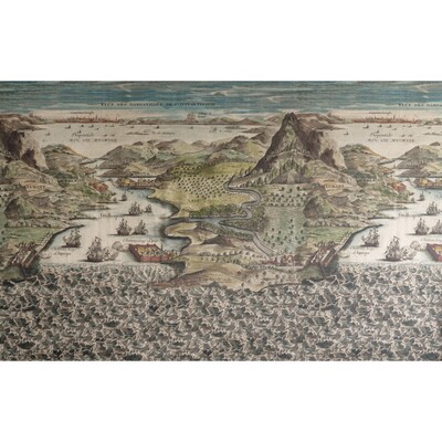 Kravet Couture AMW10062.316.0 Constantinople Wallcovering in Green , Beige