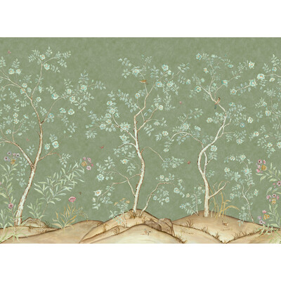 Kravet Couture AMW10082.3.0 Songbird Wallcovering in Spring/Green