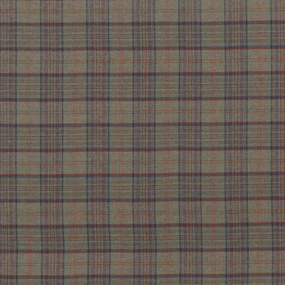 G P & J Baker BF10655.2.0 Victoria plaid Multipurpose Fabric in Royal blue/Grey/Blue/Multi