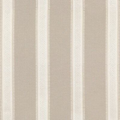 G P & J Baker BF10799.3.0 Kerris Stripe Multipurpose Fabric in Dove/Grey/Ivory
