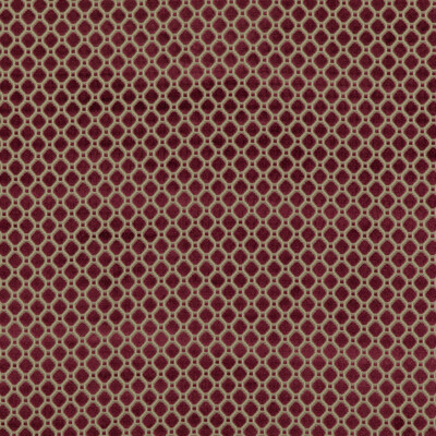 GP&J Baker BF10826.474.0 Indus Velvet Upholstery Fabric in Berry