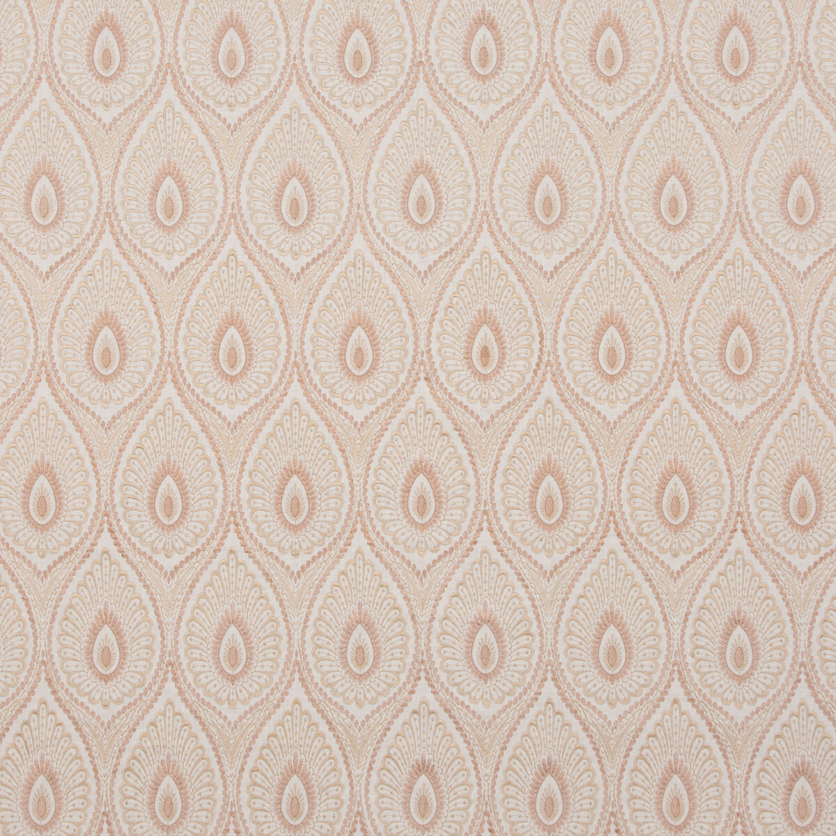 G P & J Baker Bf10955.2.0 Ashmore Drapery Fabric in Shell/Pink/Beige