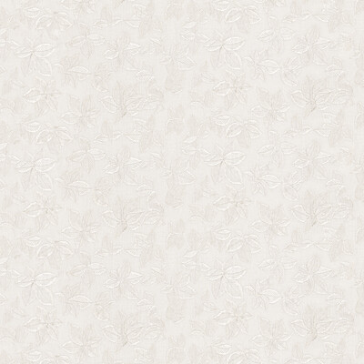 G P & J Baker BF11027.104.0 Ashkam Drapery Fabric in Ivory/White