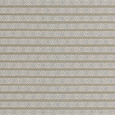 G P & J Baker BF11034.6.0 Burford Stripe Upholstery Fabric in Aqua/Green/Brown/Blue