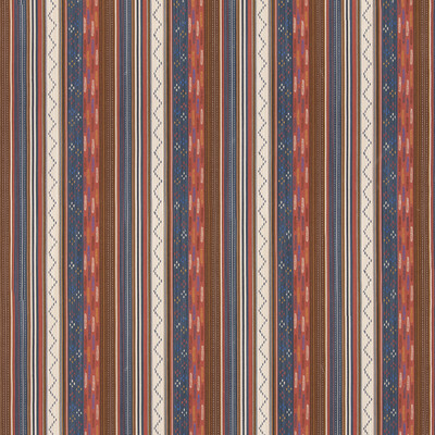 G P & J Baker BF11060.1.0 Runaway Multipurpose Fabric in Coral/indigo/Orange/Blue/White