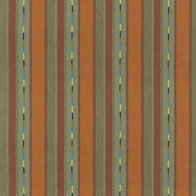 G P & J Baker BF11062.3.0 Bunty Multipurpose Fabric in Orange/green/Green/Orange