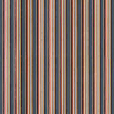 G P & J Baker BF11063.2.0 Wild One Multipurpose Fabric in Indigo/cocoa/Blue/Brown/Red