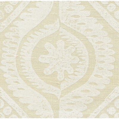 Lee Jofa BFC-3518.101.0 Damask Multipurpose Fabric in White/Beige