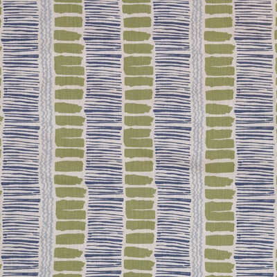Lee Jofa BFC-3624.235.0 Saltaire Multipurpose Fabric in Lime/indigo/blue/Multi/Chartreuse/Blue