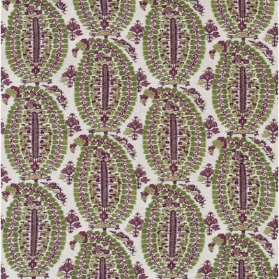 Lee Jofa BFC-3660.103.0 Anoushka Multipurpose Fabric in Plum/green/Multi/Plum/Green