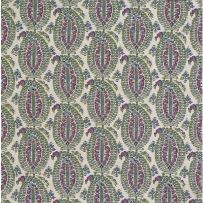 Lee Jofa BFC-3660.75.0 Anoushka Multipurpose Fabric in Pink/blue/Multi/Pink/Blue