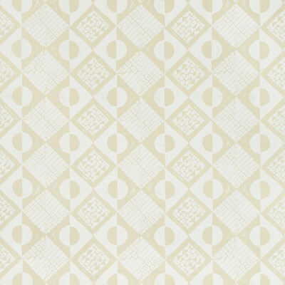 Lee Jofa BFC-3666.1.0 Circles And Squares Multipurpose Fabric in Off White/Ivory/Beige