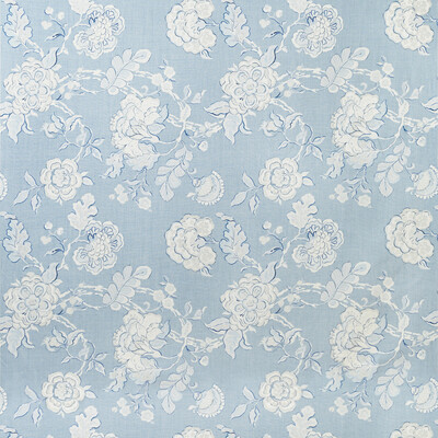 Lee Jofa BFC-3682.51.0 Somerset Multipurpose Fabric in Sky/Light Blue/Blue/White