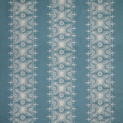 Lee Jofa BFC-3684.15.0 Angelica Multipurpose Fabric in Sky/Light Blue/Ivory