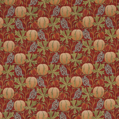G P & J Baker BP10621.2.0 Pumpkins Multipurpose Fabric in Red/green
