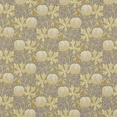 GP&J Baker BP10621.4.0 Pumpkins Multipurpose Fabric in Grey/ochre