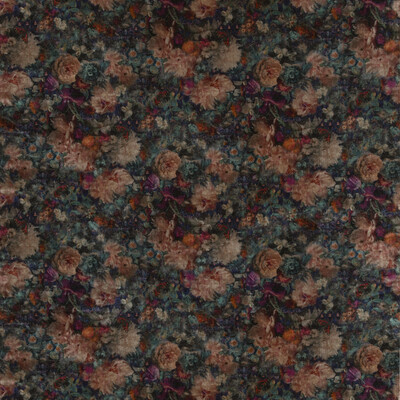 G P & J Baker BP10642.3.0 Royal garden velvet Multipurpose Fabric in Jewel/Blue/Multi/Purple