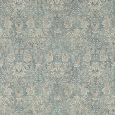 G P & J Baker BP10828.1.0 Lapura damask Multipurpose Fabric in Blue/Neutral
