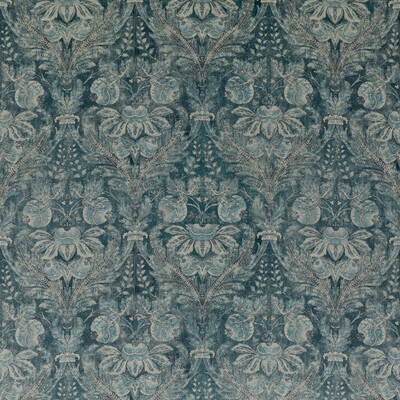 GP&J Baker BP10829.1.0 Lapura Velvet Multipurpose Fabric in Blue