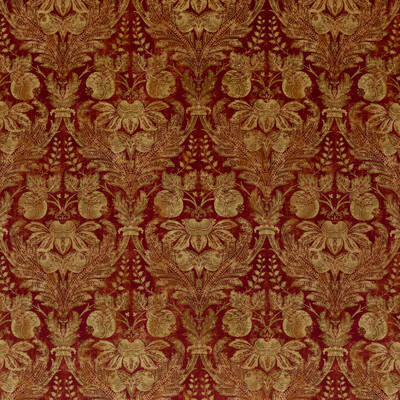 GP&J Baker BP10829.2.0 Lapura Velvet Multipurpose Fabric in Indian Red