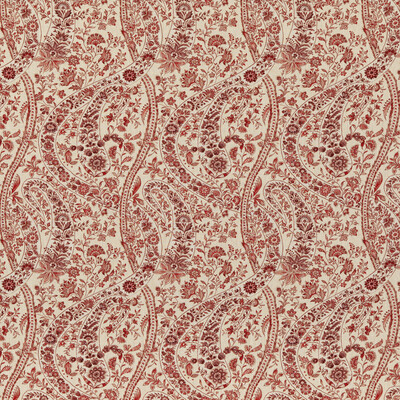 GP&J Baker BP10835.2.0 Bukhara Paisley Drapery Fabric in Red
