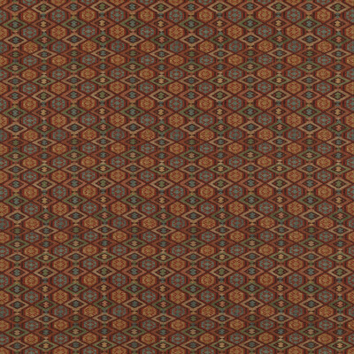 GP&J Baker BP10855.4.0 Balfour Multipurpose Fabric in Red/green