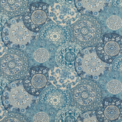 GP&J Baker BP10856.1.0 Imari Multipurpose Fabric in Blue