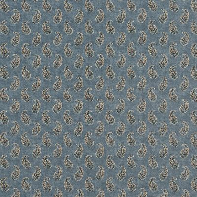 G P & J Baker BP10930.3.0 Patola Paisley Multipurpose Fabric in Blue/Green