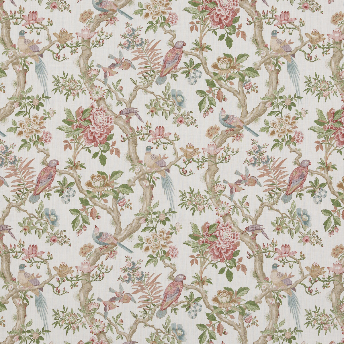 G P & J Baker Bp10948.3.0 Eltham Multipurpose Fabric in Antique/Pink/White/Green