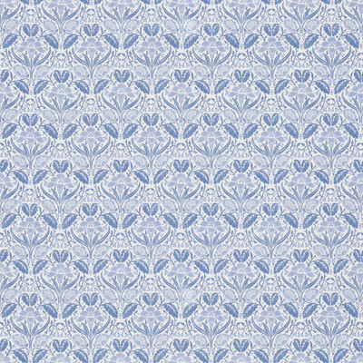 G P & J Baker BP10968.2.0 Iris Meadow Cotton Multipurpose Fabric in Blue/White