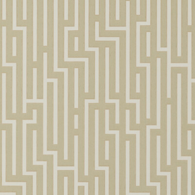 GP&J Baker BW45007.10.0 Fretwork Wallcovering in Parchment