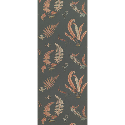 GP&J Baker BW45044.13.0 Ferns Wallcovering in Coral/charcoal