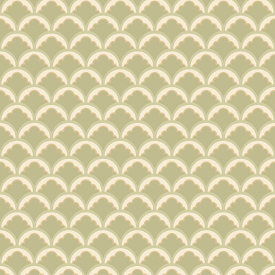 G P & J Baker BW45099.5.0 Mount Temple Small Wallcovering in Sage/Beige