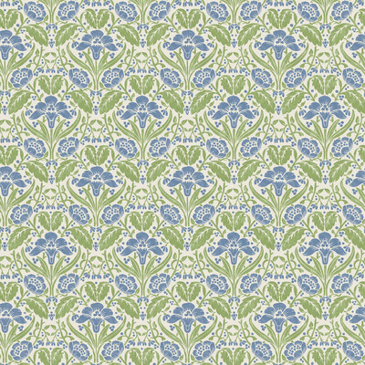 G P & J Baker BW45101.2.0 Iris Meadow Wallcovering in Blue/green/Blue/Green