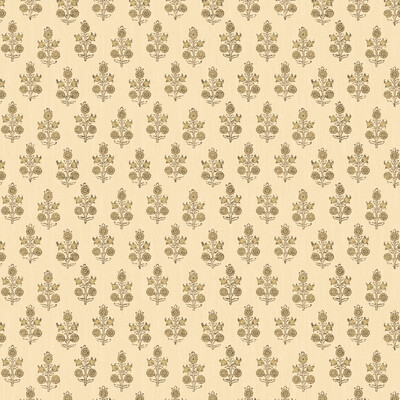 G P & J Baker BW45117.4.0 Poppy Sprig Wallcovering in Parchment/Brown/Beige